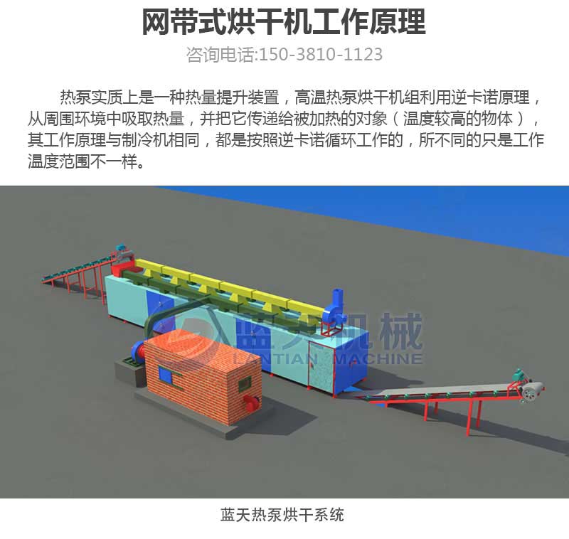 網(wǎng)帶檸檬烘干機(jī)工作原理